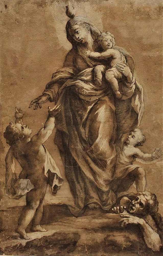 Giovan Battista Crespi, detto Cerano - Allegoria della carità, attribuito